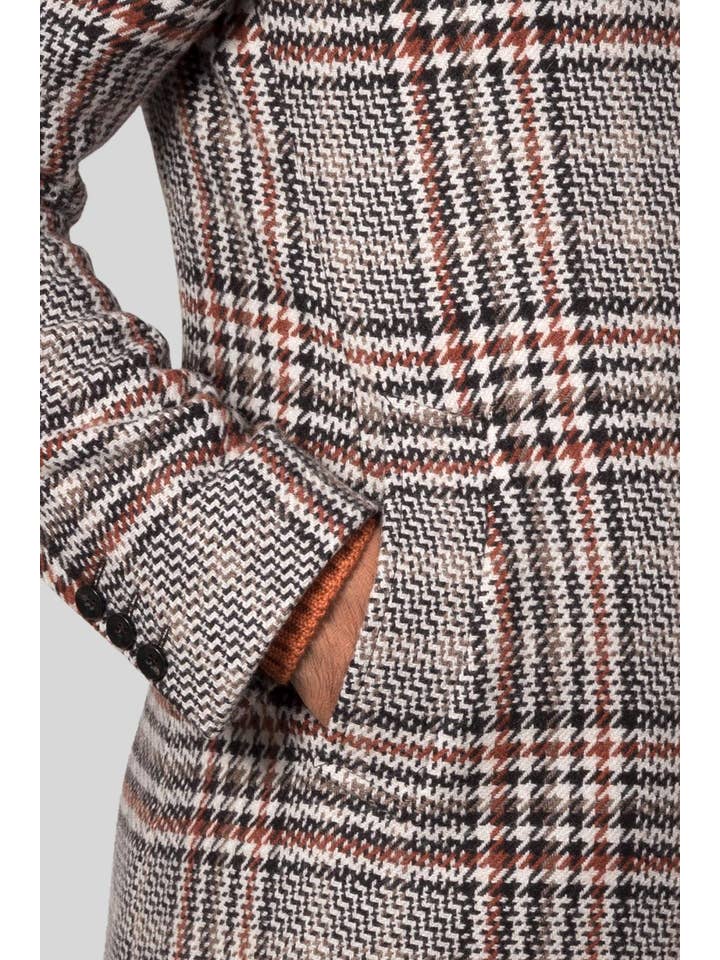 fancies CHECKED COAT for wholesale on Faire