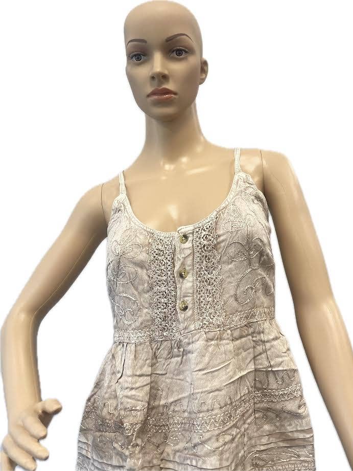 Acidwash Croptop with Lace and Buttons for wholesale by Magic Touch Corp