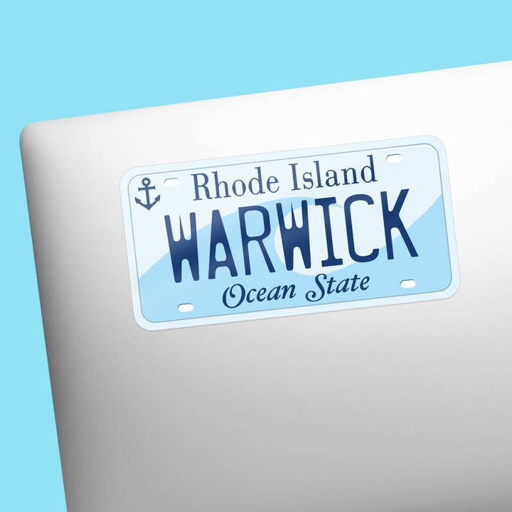 Sentinel Supply – Adesivo por atacado – Autocolantes para matrículas de Rhode Island - Decalques RI City Personalizados6