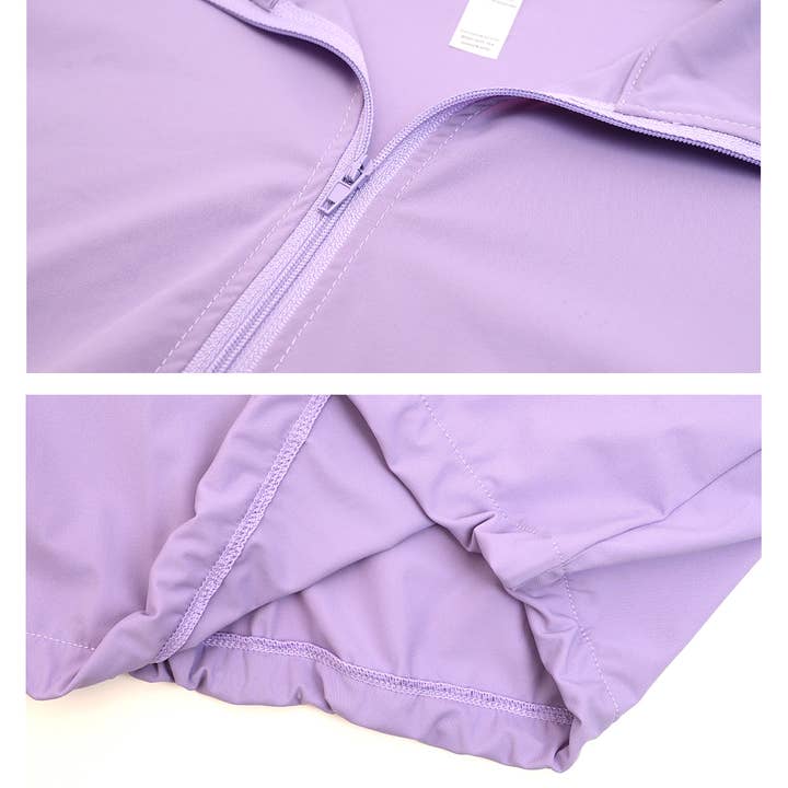 Sodalemon - Wholesale Activewear set – Women′s - Half Zip Crpped Sports Jacket & Shorts 2 Piece Set10