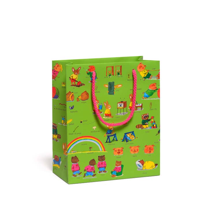 Sac cadeau moyen Busytown Meilleurs Mots pour la vente par Red Cap Cards