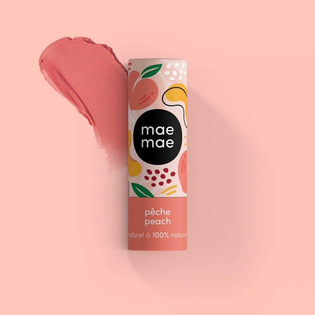 Maemae Natural Products - Vente Encres à lèvres - Teinte à lèvres naturelle Peach
