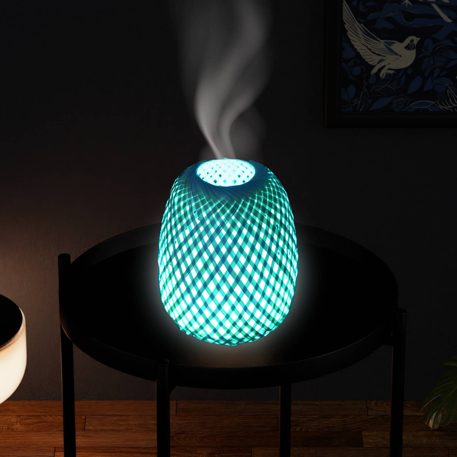 Zen'Arôme - Vente Diffuseur électronique - Diffuseur Huile Essentielle en Bambou Naturel Tressé Olaki13