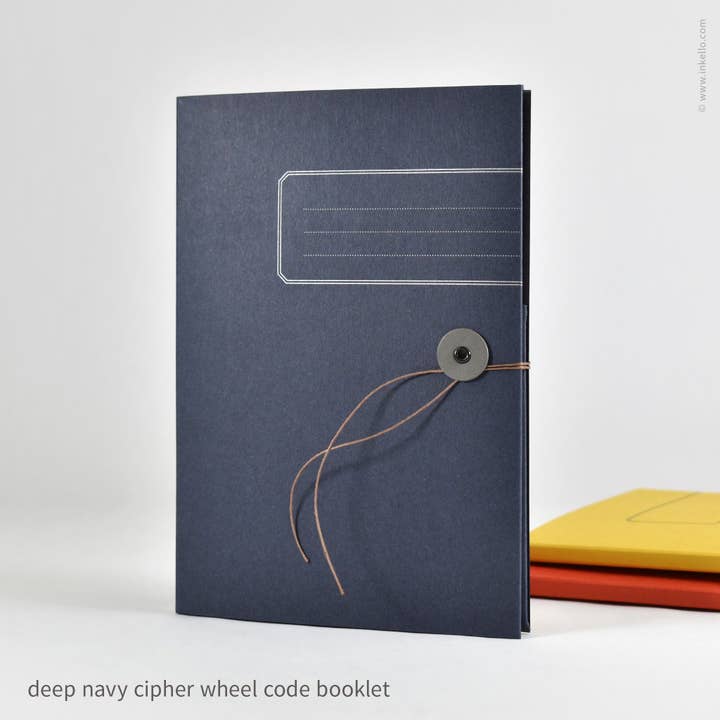 Inkello Letterpress - Wholesale Notebook - Cipher Wheel Code Booklet (#574)2