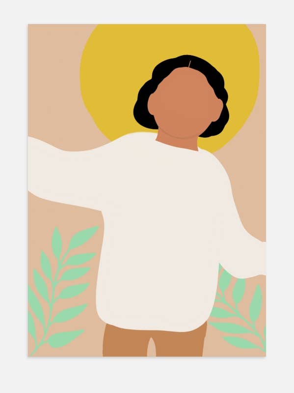 Poster Alegria 02 por atacado de Ouéso