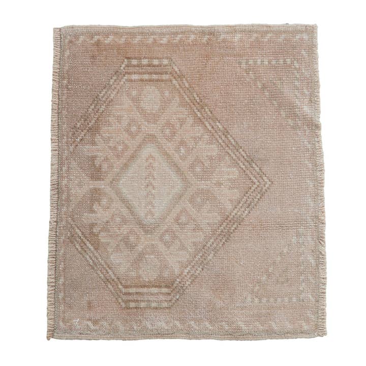 1.5x2 Vint. Dist. Oushak Rug - Offset Center Gul Medaljong för wholesale av Old New House