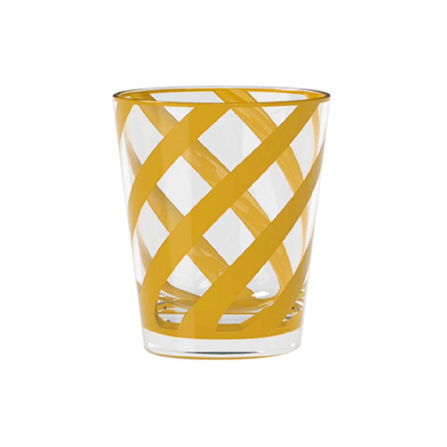 Opjet Paris – wholesale Drinking glass/cup – Trattoria saffron acrylic tumbler glass D9.6 H11.4cm