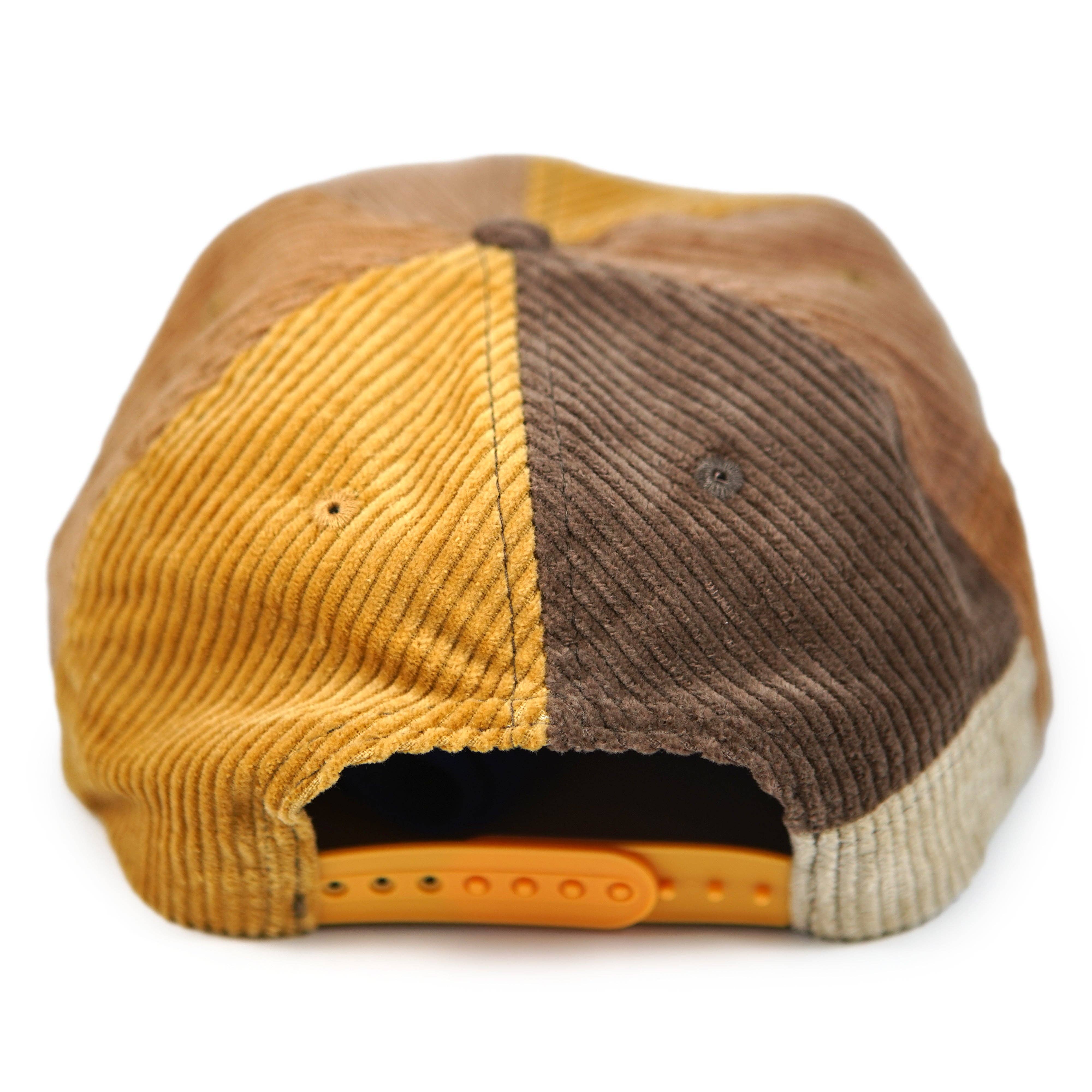 Stuntin Goods - Wholesale Flat Brim Cap - Unisex - Patchwork Corduroy Hat10