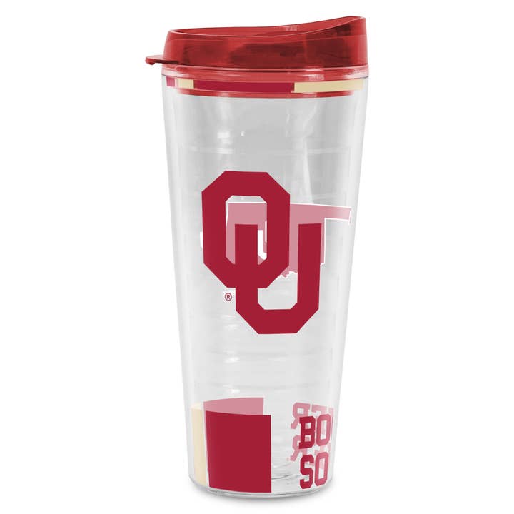 Oklahoma Sooners 20oz Tritan Tumbler for wholesale by Rico Industries