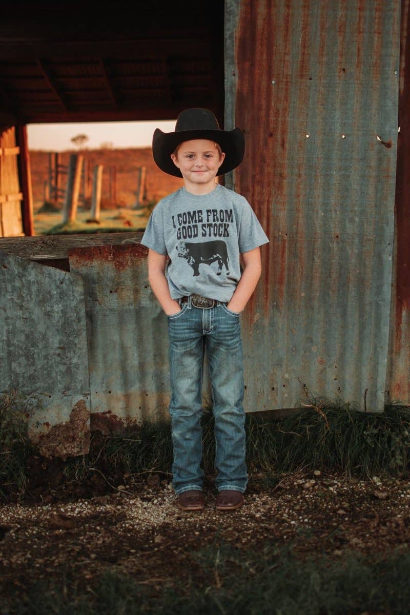 Ruby’s Rubbish - Wholesale Screen Printed T-Shirt - Kids - I Come From Good Stock | Kid's T-Shirt | Ruby’s Rubbish®2