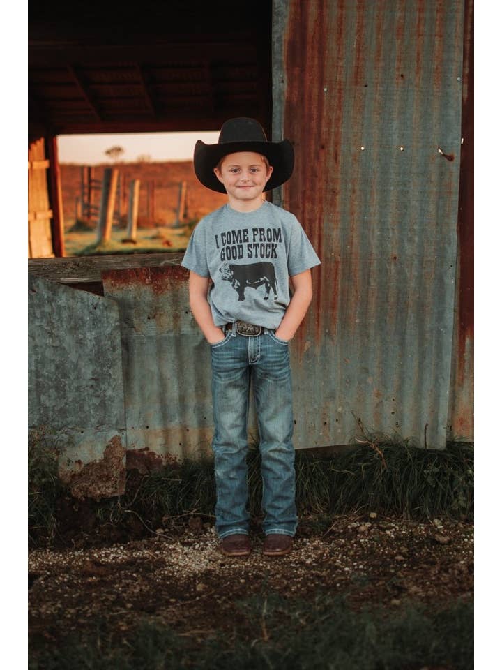 Ruby’s Rubbish - Wholesale Screen Printed T-Shirt - Kids - I Come From Good Stock | Kid's T-Shirt | Ruby’s Rubbish®2