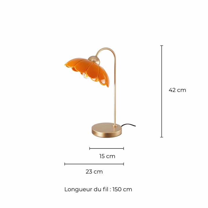 C-Création - Wholesale Floor Lamp - Colored ceramic table lamp with rose gold metal Claris5
