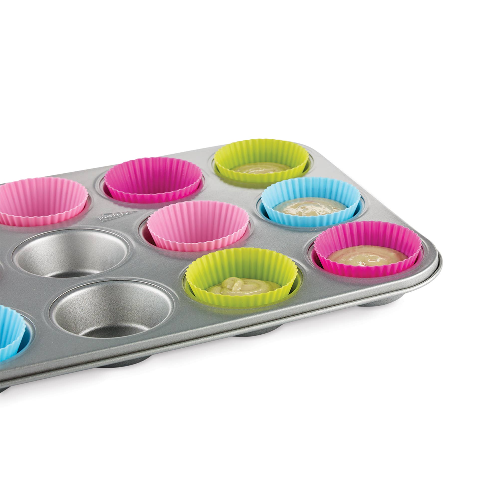 Fox Run Brands - Wholesale Cupcake/Muffin Liner - Bakelicious Silicone Cupcake Liners, Set of 12, 2.75"8