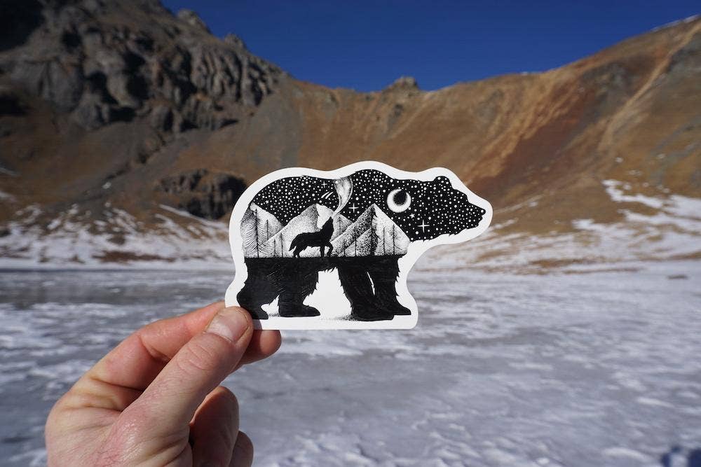 Sticker Art - Wholesale Sticker - Bear Sticker - Outdoor Stickers1