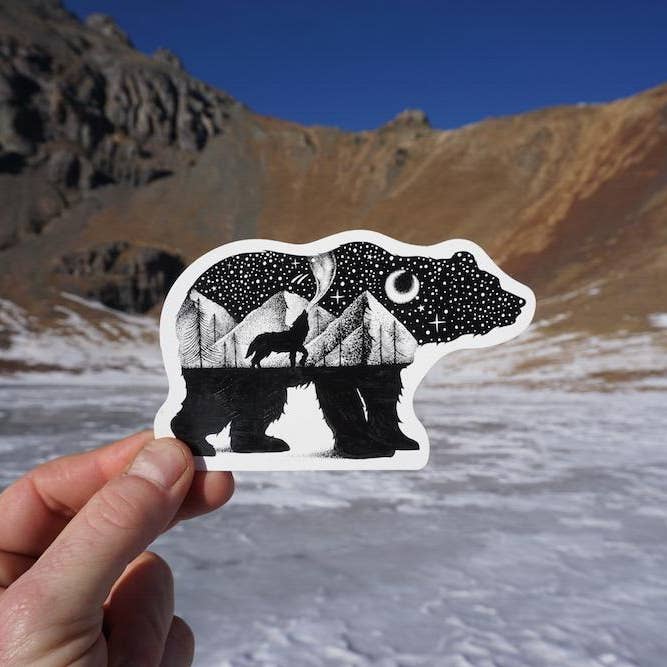 Sticker Art - Wholesale Sticker - Bear Sticker - Outdoor Stickers1