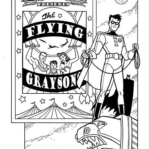 Insight Editions - #1 Pop Culture Publisher - Wholesale Coloring & Activity Book - Adult - Batman: The Animated Series: Official Coloring Book - SALE!5