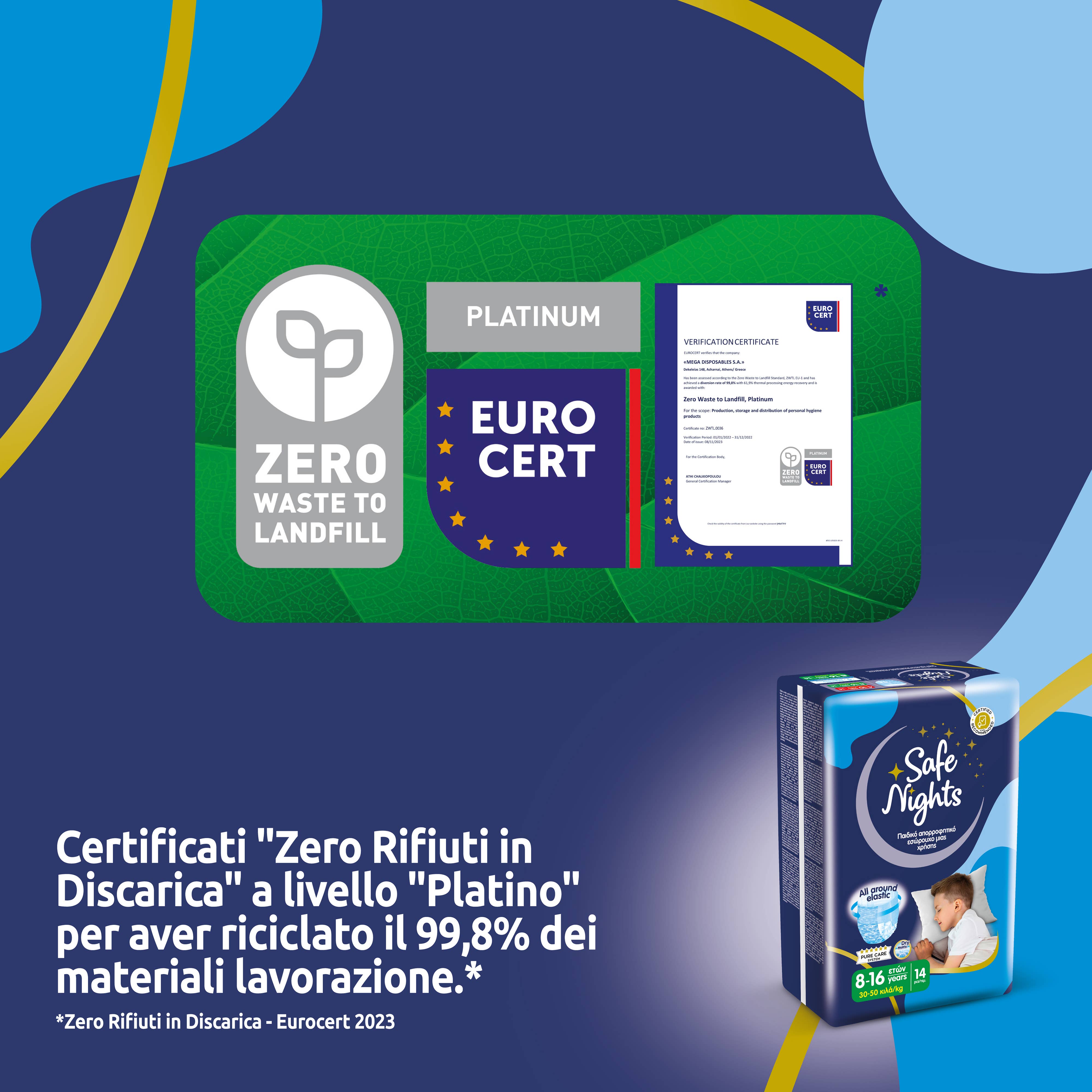 Babylino - Wholesale Diaper (Non-Cloth) - Baby - Babylino Safe Nights Night, Child 8-16 years, 14 Units12