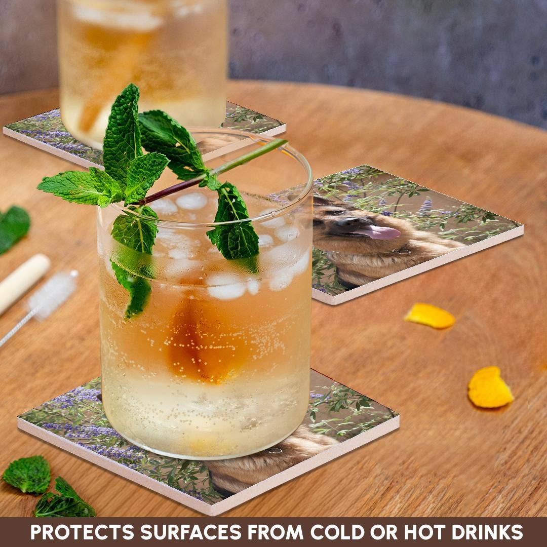 3dRose - Wholesale Coasters - 3dRose, German Shepherd., Coaster2