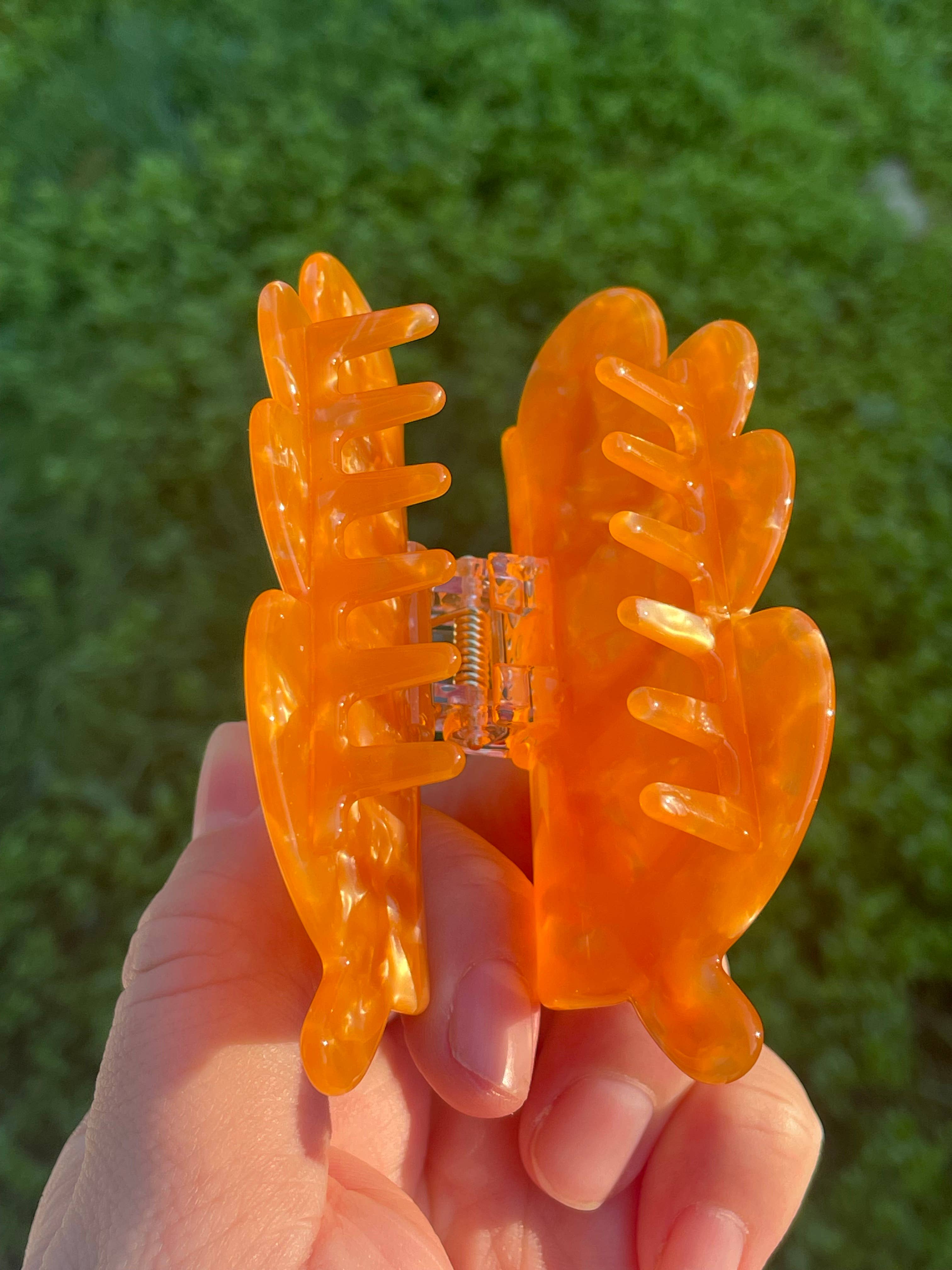 Paper Rat Illustrations - Wholesale Hair Clip - Women's - Autumn Leaf Claw Clip4