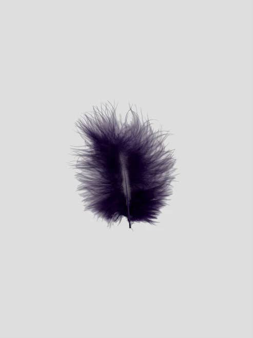 Marabout 12-15 cm Violet foncé pour la vente par Enkels Feathers