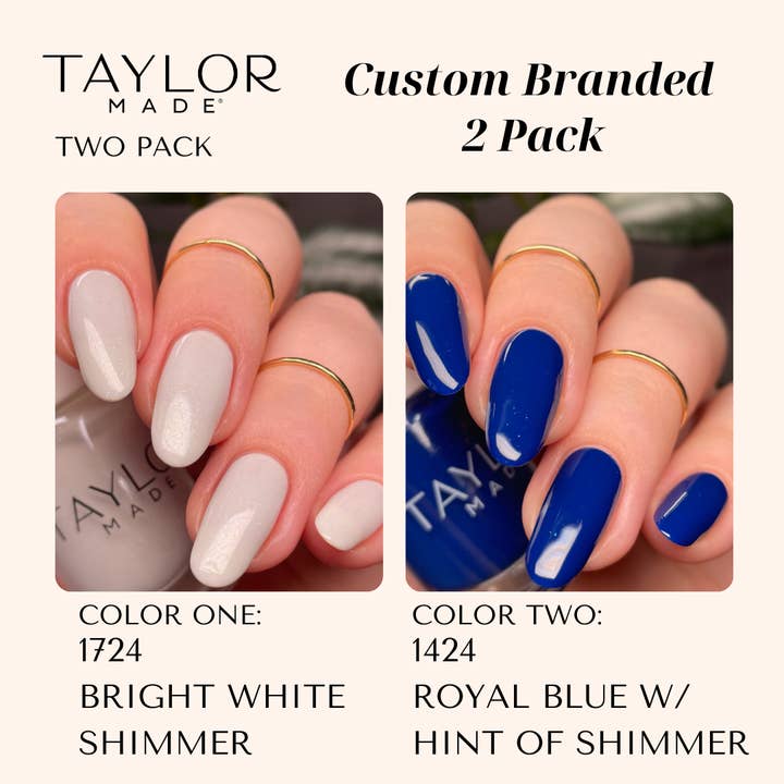 Taylor Made Polish - Vendita all'ingrosso Smalto per unghie - Smalto per unghie personalizzato: confezione da 2 a lunga tenuta + vegano + non tossico252