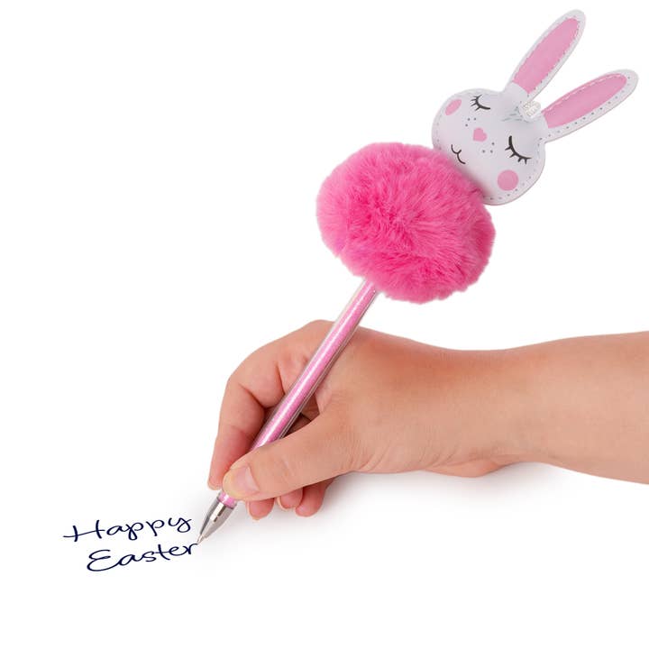 Trendhaus - Wholesale Pen - T&F ROLLERBALL PEN POM BUNNY 0.7 MM S