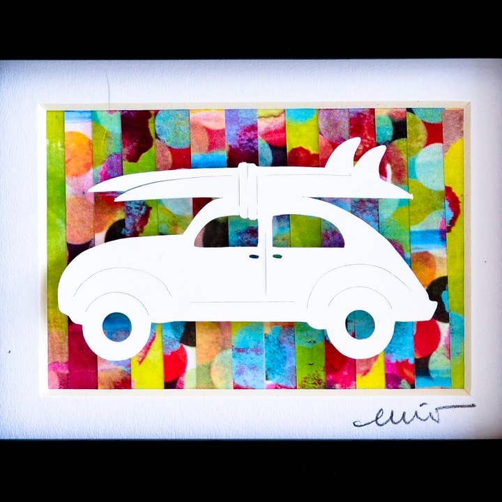 Surf Auto Unieke Gesigneerde Kunstdruk voor wholesale door Hull Street Studio