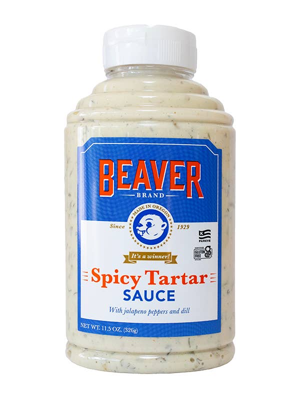Beaver Brand Spicy Tartar Sauce 11.5oz for wholesale by Beaverton Foods