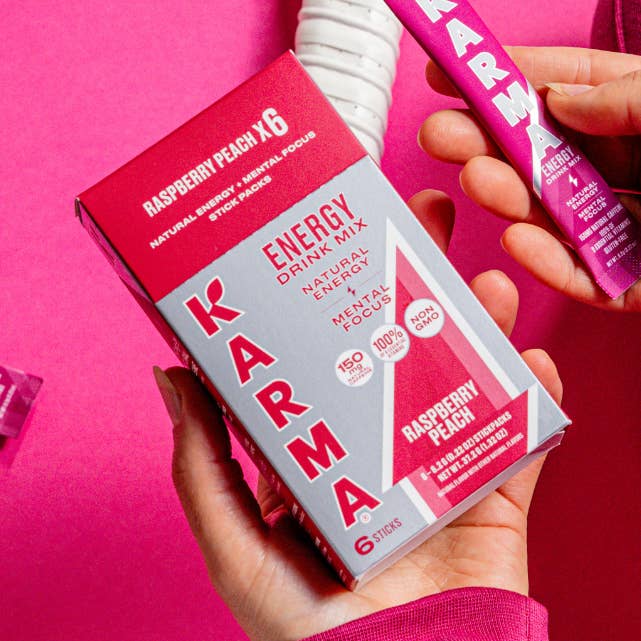 Karma Water - Wholesale Powdered Health Drink - Karma Energy Stick Packs0