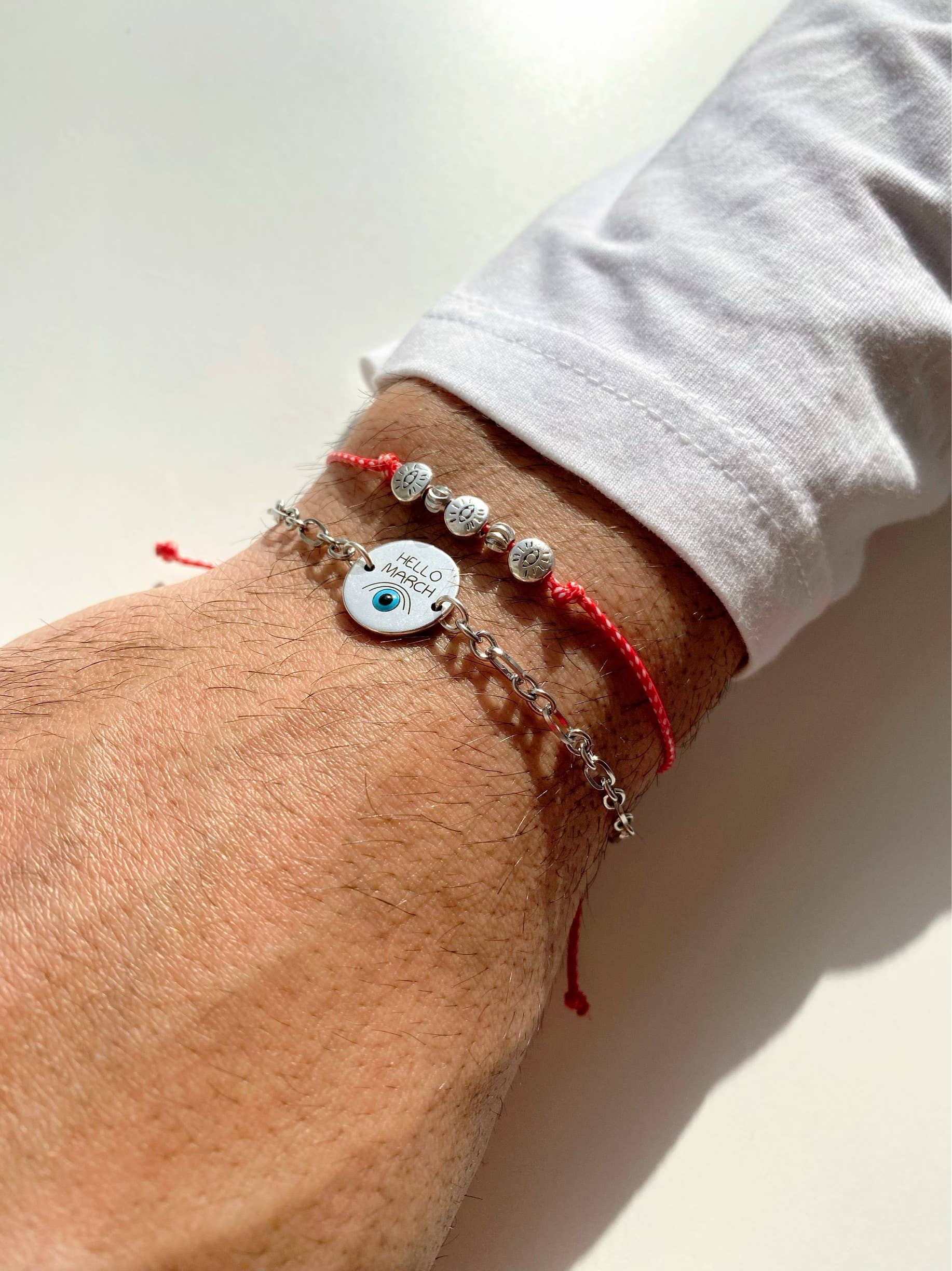 Christina Christi - Wholesale Charm/Dangle Bracelet - March Bracelets Men, Spring Bracelets1