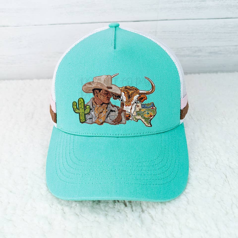 Trendy Transfers - Wholesale Sublimation Transfer - Cowboy Western Faux Patch DTF Heat Transfer0