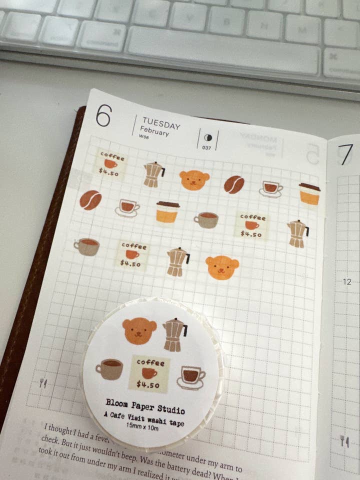 Washi-Tape: Ein Besuch im Café für den Großhandel von Bloom Paper Studio