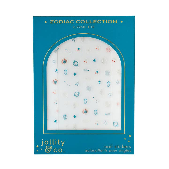 Zodiac Cancer Nail Stickers for wholesale by Jollity & Co. + Daydream Society