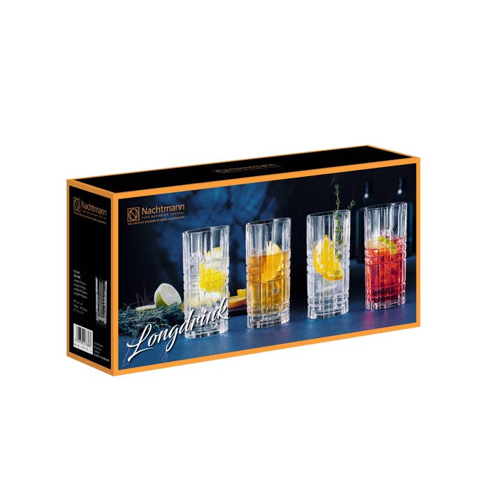 Portmeirion, Spode, Pimpernel, Nacthmann, Wrendale Designs - Wholesale Cocktail/Liquor Glass - Longdrink Set of 4 Drinking Glasses