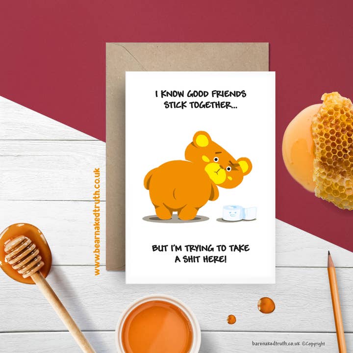 Friends Stick Together, biglietto di auguri per la vendita all'ingrosso da parte di Pixelgum