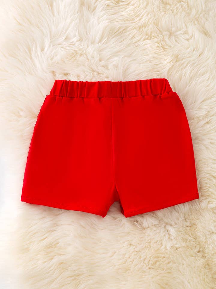 Kids Charm Online - Wholesale Shorts - Kids - Girl front sequins shorts. Available in 3 colors. Sol1