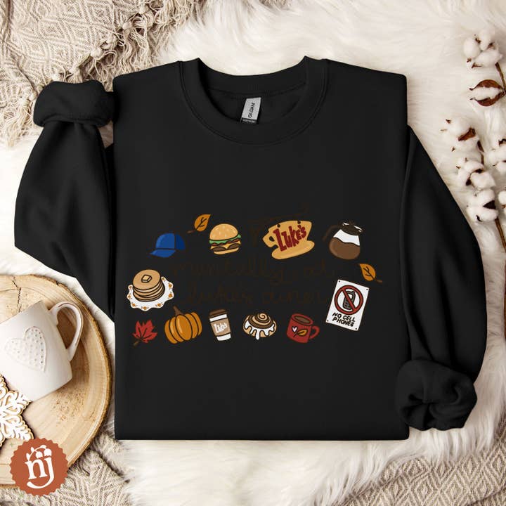 Nearly June Design Co - Wholesale Sweatshirt - Unisex - Gilmore Girls Mentally at Luke's Diner Sweatshirt 3