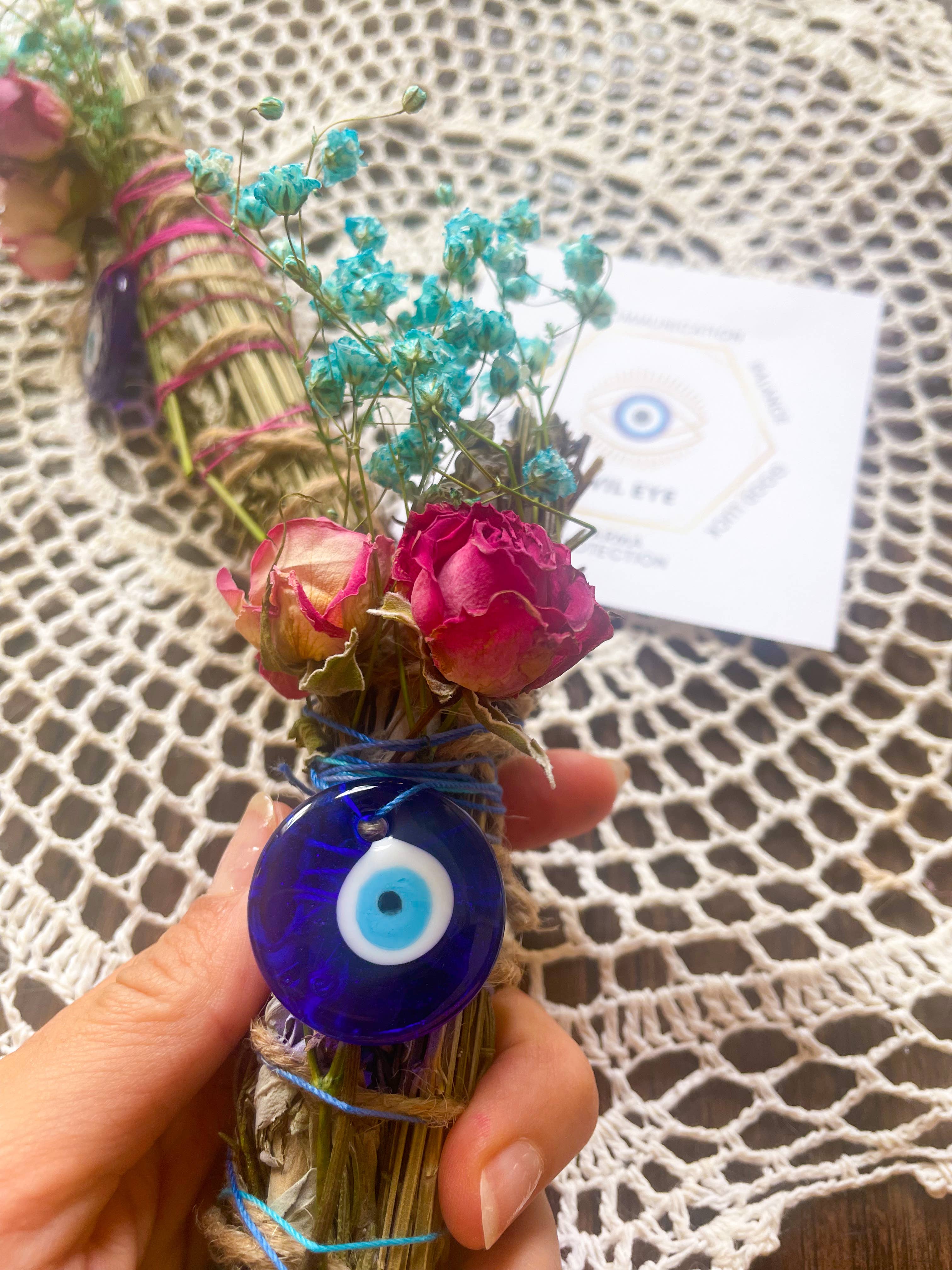 CharlieHaze - Wholesale Sage Bundle - Evil Eye Smudge Stick2