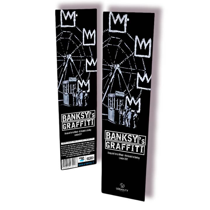 Banksy “Soft-Touch” Bookmark - Basquiat Ferris for wholesale by URBAN.ITY SRL