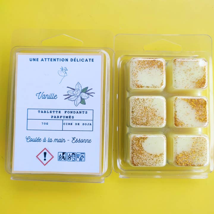 Vanilla scented fondant tablets for wholesale by Une attention délicate