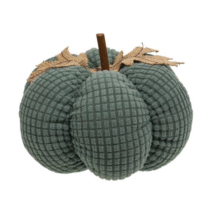 Teal Waffle Weave Pumpkin, Medium for wholesale by Col House Designs