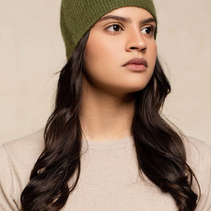 OO-TO - Vente Bonnet – femme - Bonnet Amara Unisexe en Cachemire & Soie10