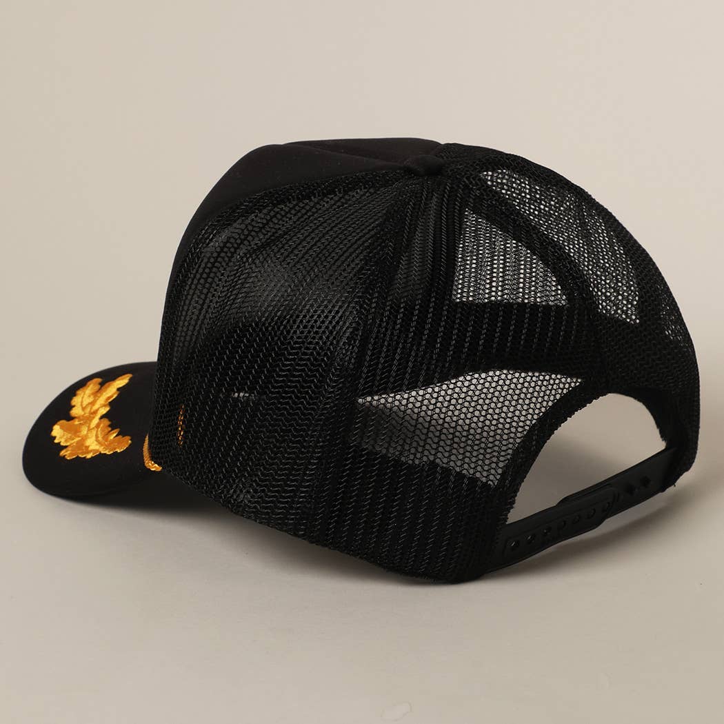 Fashion City - Vente Casquette de camionneur – femme - Je ne parle qu'aux garçons avec des bateaux Casquette à filet arrière avec texte6