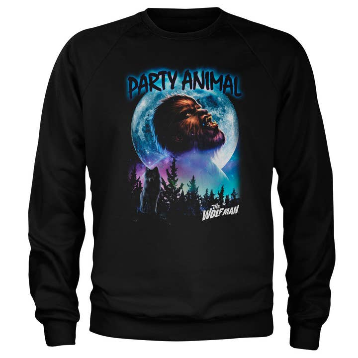 The Wolfman - Party Animal Sweatshirt for wholesale by Hybris Production AB