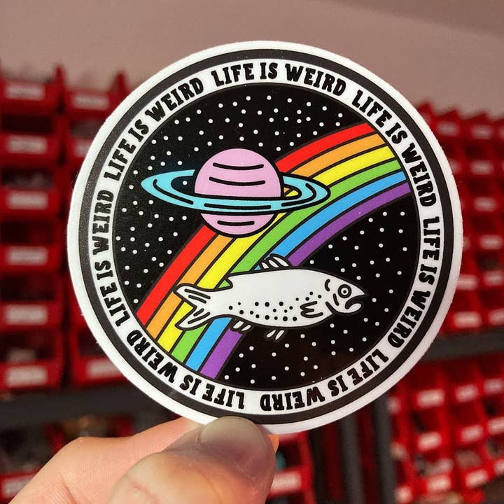 Pretty Bad Co – Großhandel Aufkleber – Das Leben ist komisch Aufkleber0