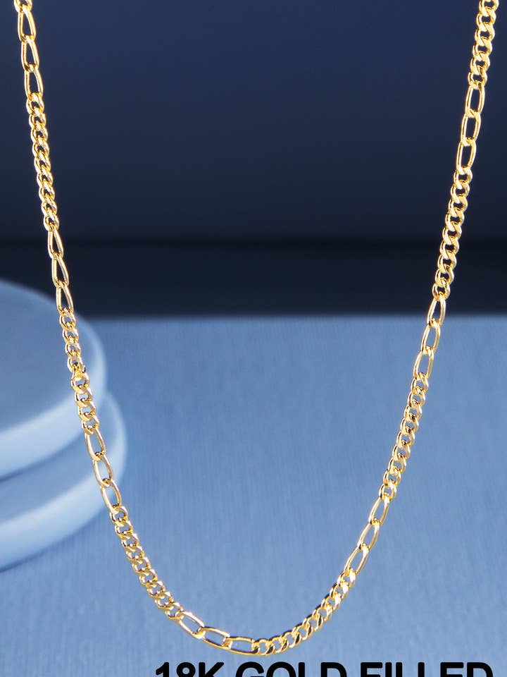 18K Gold Filled Linked Necklace for wholesale by Urbanista