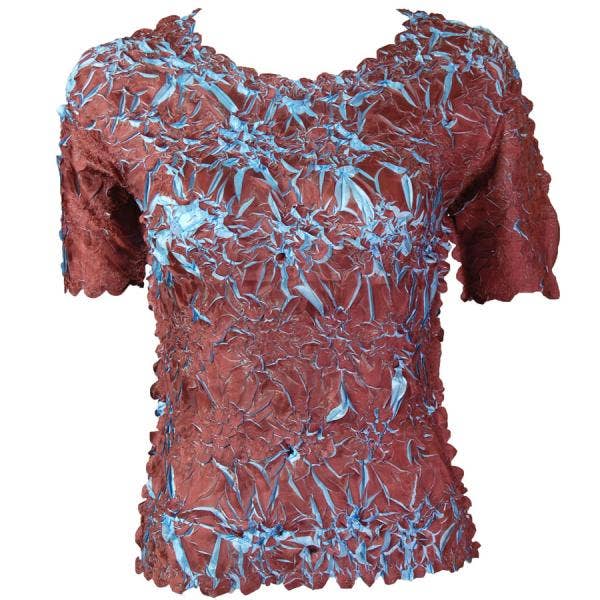 The Magic Scarf Company - Wholesale Blouse - Women's - 649 - Origami Short Sleeve Tops52