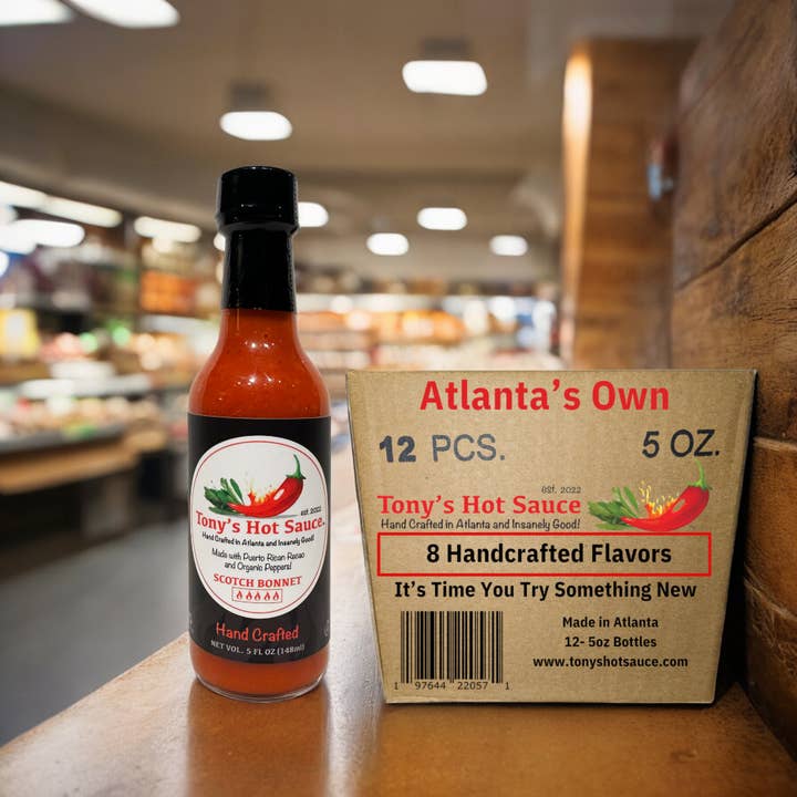 Tony's Hot Sauce - Wholesale Hot Sauce - Tony's Handcrafted Hot Sauce-Scotch Bonnett2