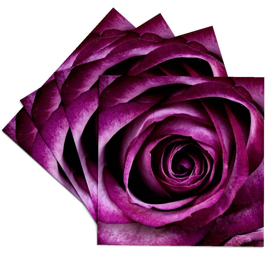 3dRose – Engroshandel Bordskånere – 3dRose, Billede af Makro Blommefarvet Rose Med Alle Dens Lag, Bordskåner0