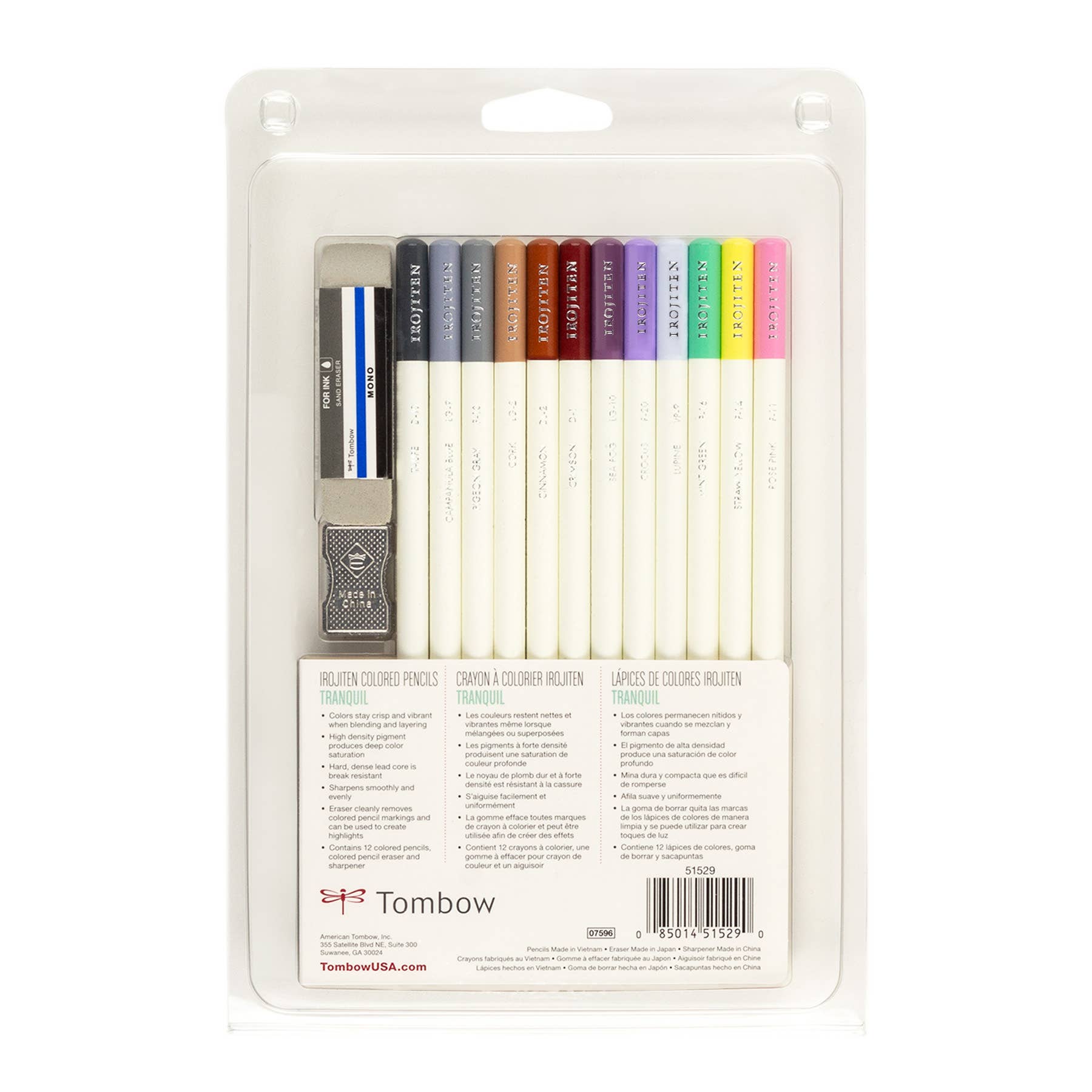 Tombow - Wholesale Colored Pencil - Irojiten Colored Pencil Set - Tranquil9